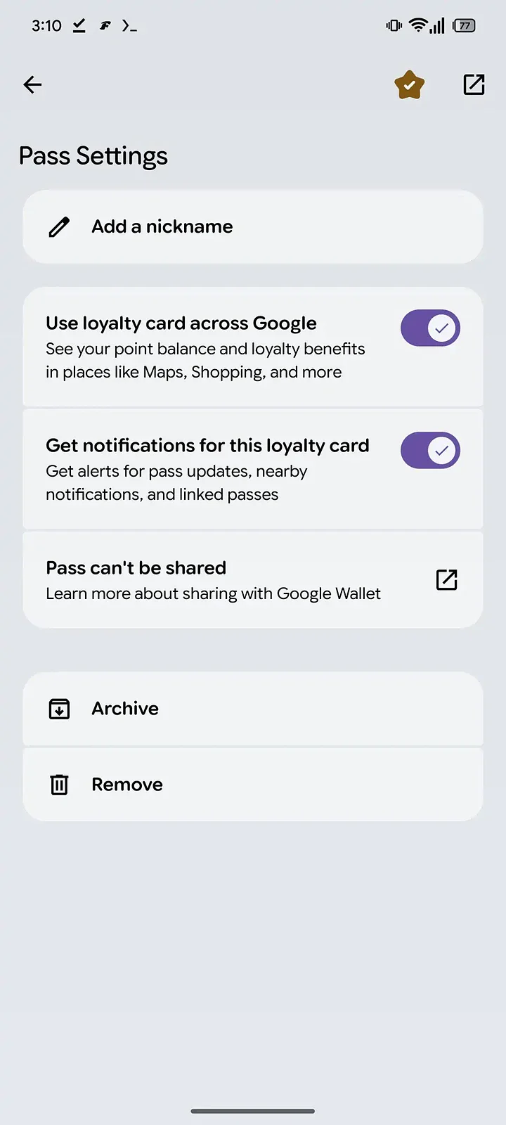 Google Wallet aggiornamento - immagine 9 Google Wallet aggiornamento - immagine 9