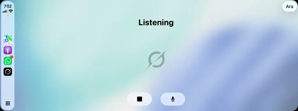 Apple CarPlay Chatbot