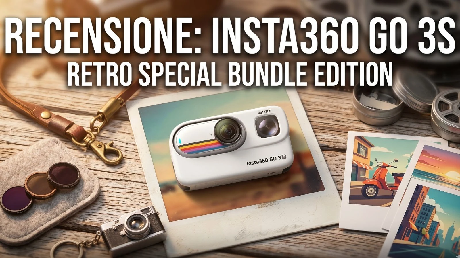 Insta360 GO 3S Retro Special Bundle Edition: piccola, magnetica, vintage – Recensione
