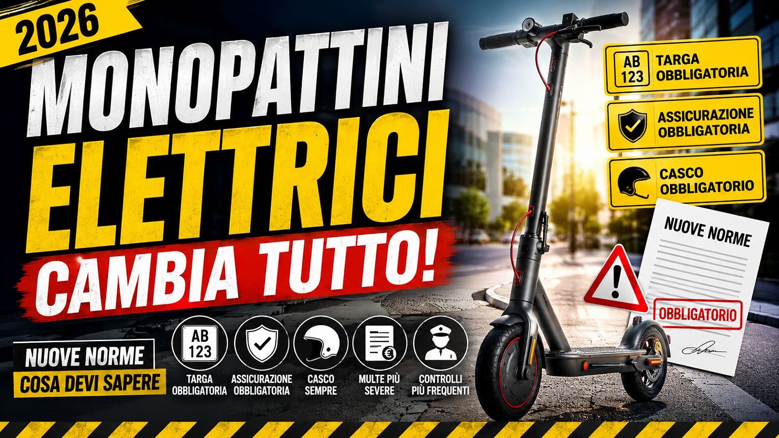 nuove regole monopattini elettrici