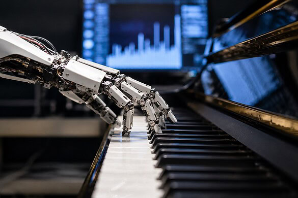 Mano robotica che suona il piano senza spartiti: impara in 2 minuti