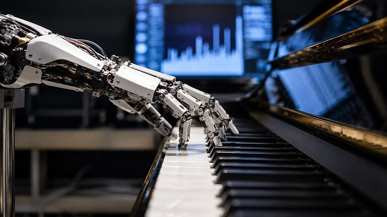 Mano robotica che suona il piano senza spartiti: impara in 2 minuti