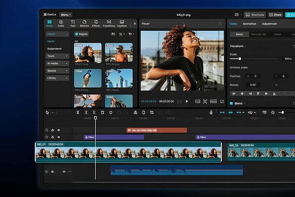 CapCut Pad arriva su Android: editing da desktop sui tablet