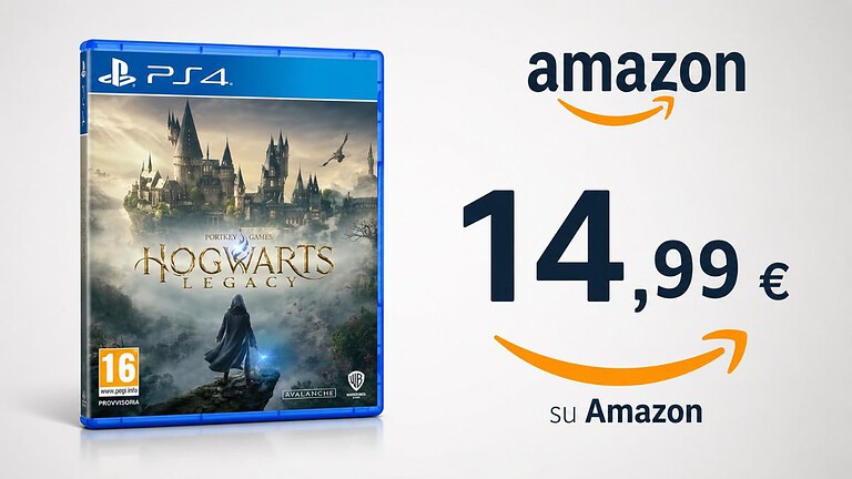Hogwarts Legacy crolla su Amazon: costa solo 14,99 euro