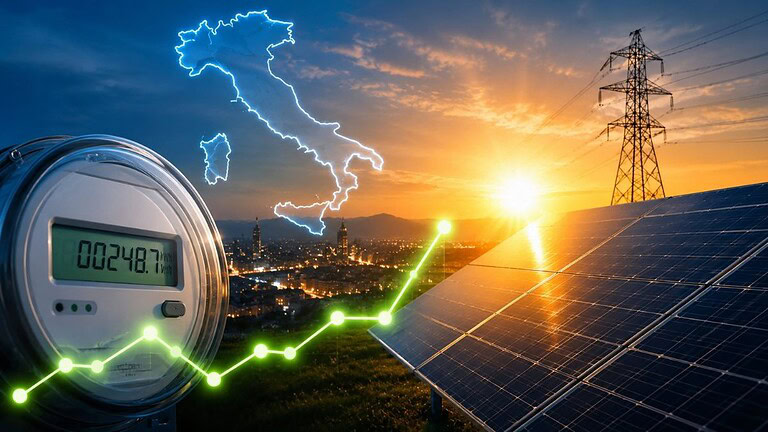 Energia elettrica in Italia: ad aprile consumi e fotovoltaico da record