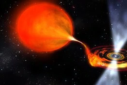 Stelle cannibali: il sistema binario che orbita in 8 minuti