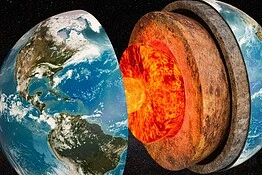 Nucleo esterno della Terra: l’anomalia svelata dai satelliti nel 2010