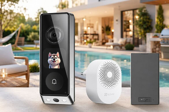 EZVIZ EP8 Ultra: doppia videocamera e AI per controllare la porta di casa