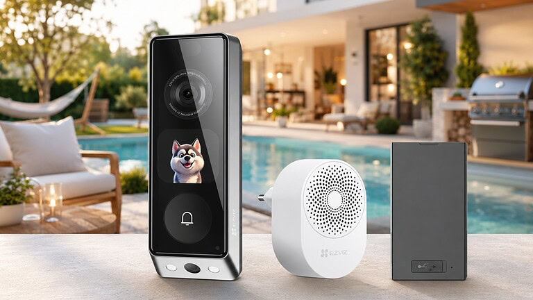 EZVIZ EP8 Ultra: doppia videocamera e AI per controllare la porta di casa