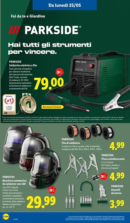 Lidl Parkside - funzionalità