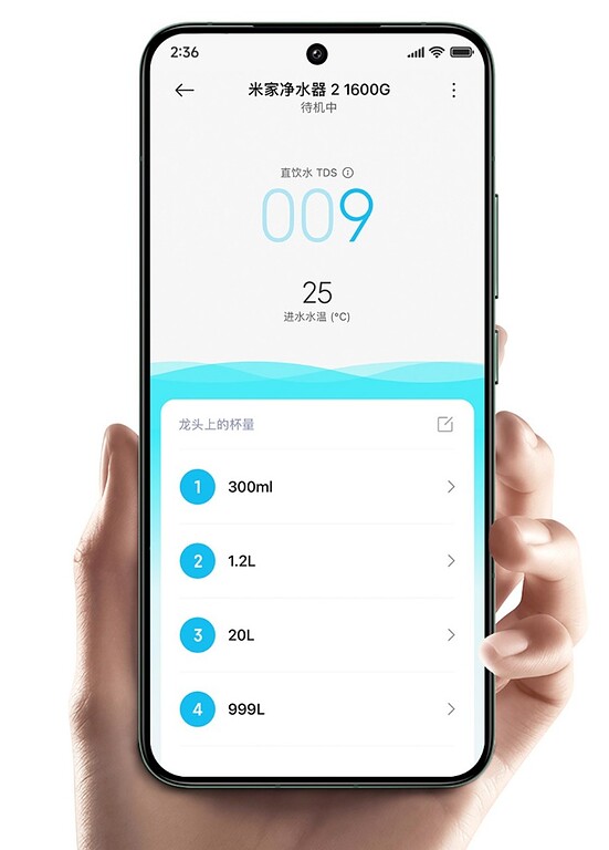 Xiaomi Mijia Water Purifier - dettaglio Xiaomi Mijia Water Purifier - dettaglio