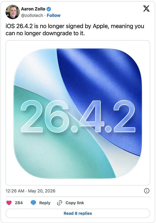 iOS 26.5 Apple