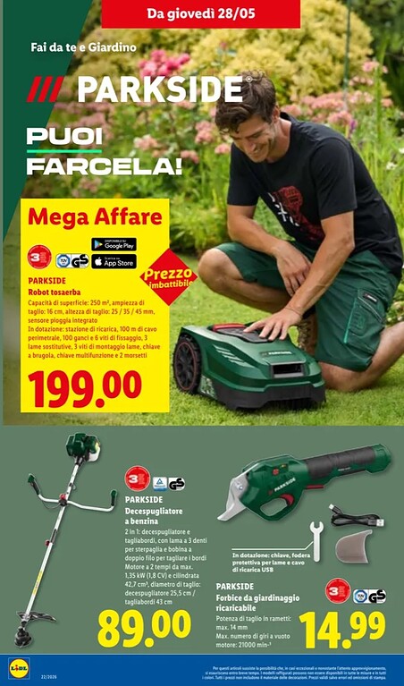 Lidl Parkside offerte maggio - dettaglio Lidl Parkside offerte maggio - dettaglio