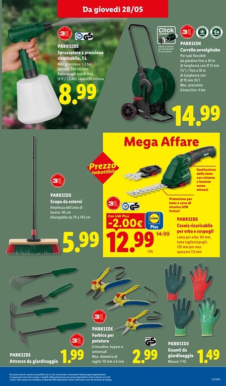Lidl Parkside offerte maggio Lidl Parkside offerte maggio
