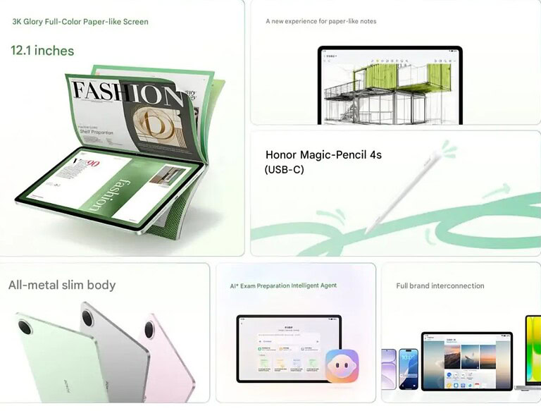 HONOR Pad 20 - caratteristiche HONOR Pad 20 - caratteristiche