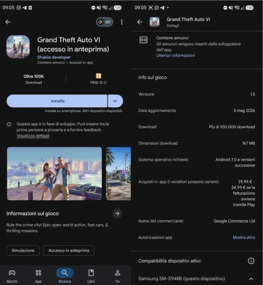 Cloni GTA Play Store Google