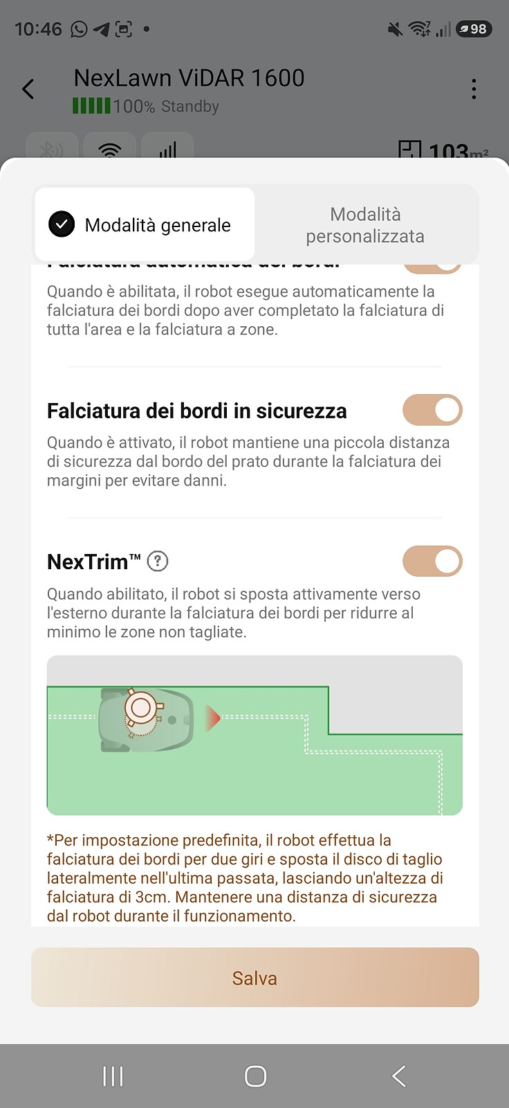 Nexlawn Vidar 1600 - utilizzo Nexlawn Vidar 1600 - utilizzo