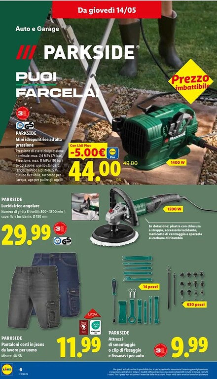 idropulitrice Lidl Parkside - dettaglio idropulitrice Lidl Parkside - dettaglio