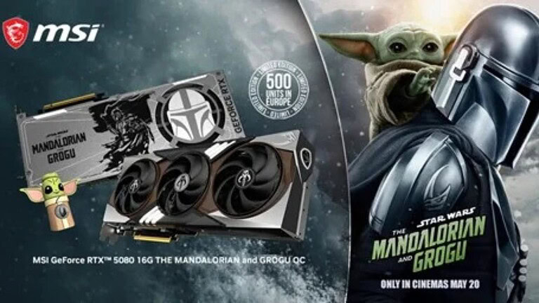 MSI RTX 5080 Star Wars: solo 500 pezzi, i dettagli vi scioglieranno