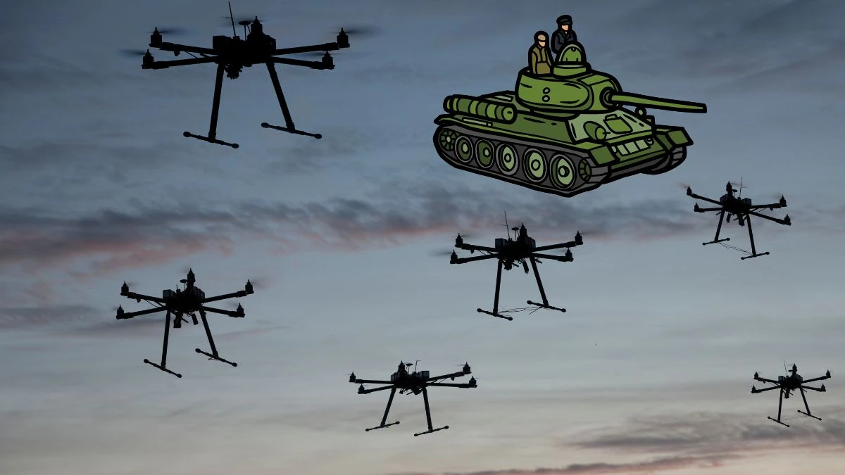 Droni da 500 euro distruggono carri armati: la guerra è cambiata