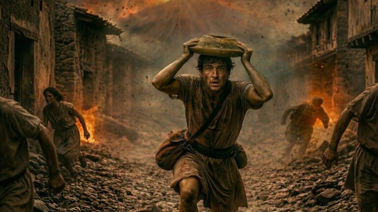 Pompei, l'IA ricostruisce il volto di un uomo morto nell'eruzione