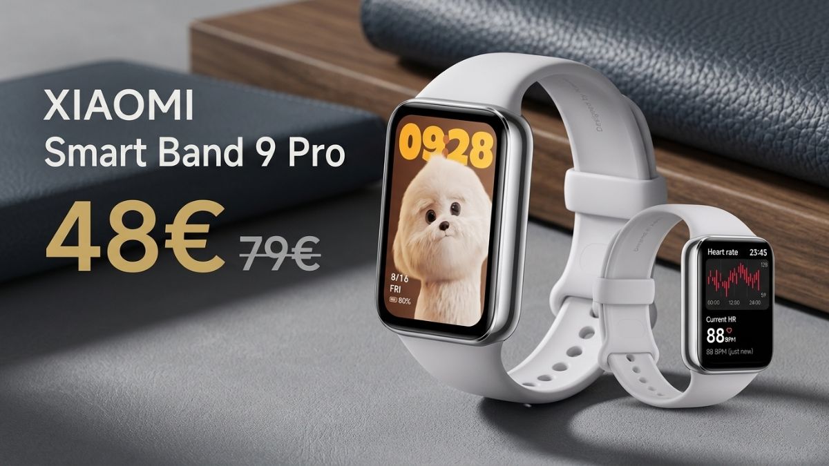 Xiaomi Smart Band 9 Pro crolla di prezzo su Amazon: costa quasi la metà