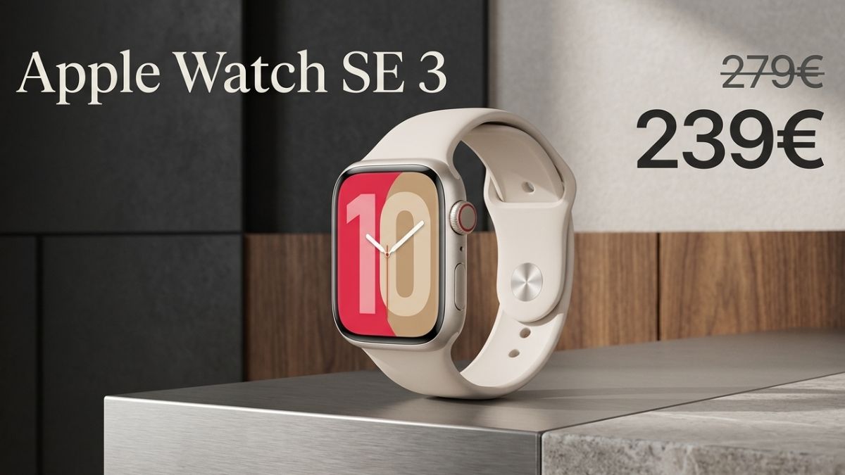 Apple Watch SE 3 a 239€ su Amazon: il prezzo che non ti aspetti