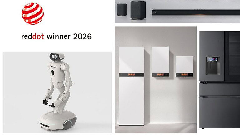 LG vince 27 Red Dot Award 2026: Best of the Best al Wallpaper TV