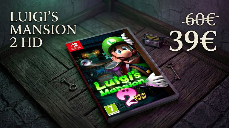 Luigi's Mansion 2 HD su Amazon: il prezzo è il più basso di sempre