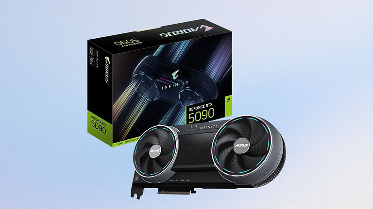 GIGABYTE lancia AORUS RTX 5090 INFINITY: scheda insignita del Red Dot Design Award 2026