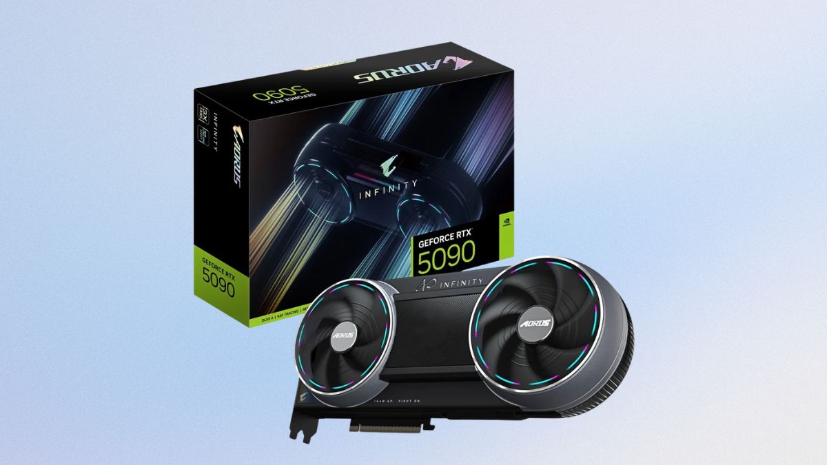 GIGABYTE lancia AORUS RTX 5090 INFINITY: scheda insignita del Red Dot Design Award 2026