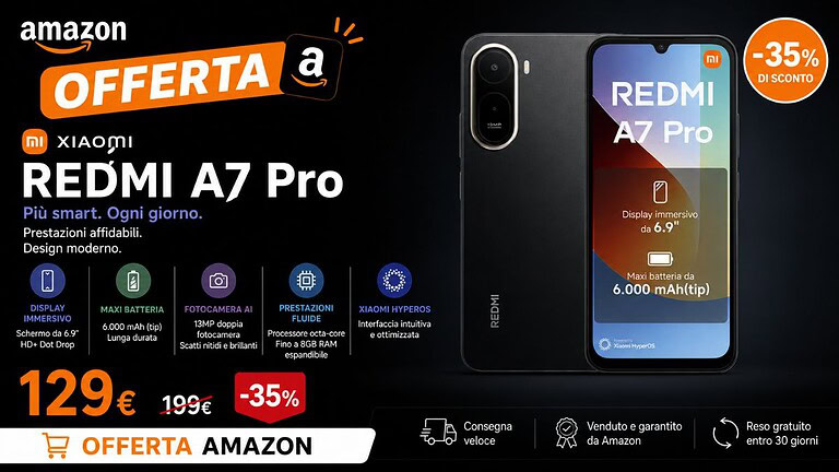 Xiaomi Redmi A7 Pro: a meno di 130€ offre tutto questo