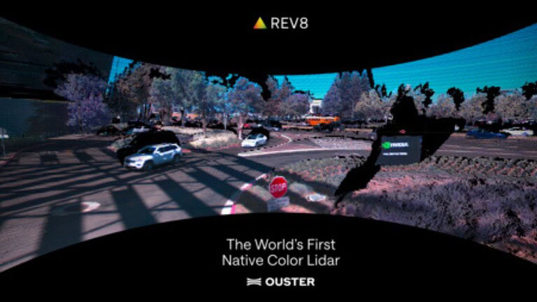 Ouster Rev8: il lidar a colori nativi che cambia la guida autonoma