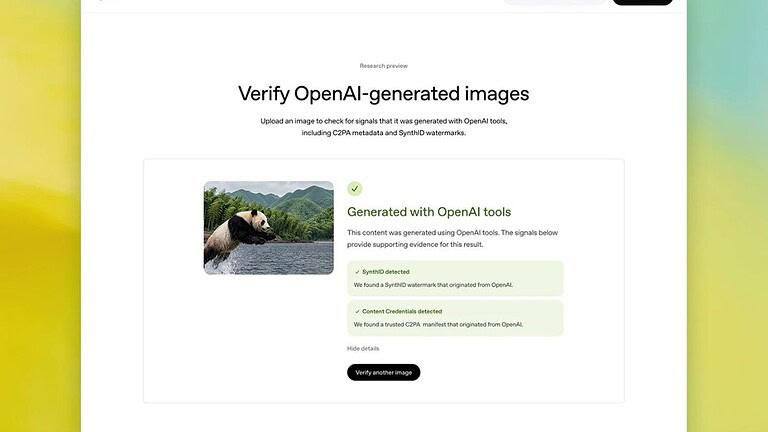 OpenAI aggiunge SynthID di Google alle immagini AI: doppio controllo