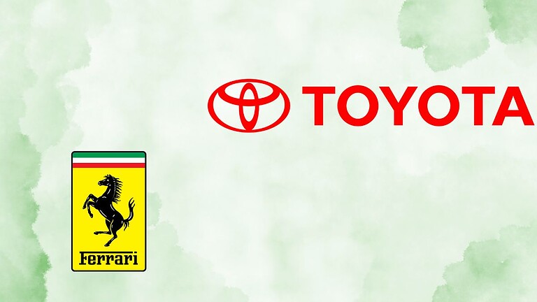 Toyota vs Ferrari: quante auto servono per pareggiare gli utili?