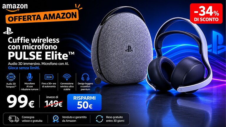 Pulse Elite al minimo storico su Amazon: solo 99 euro, mai così basse