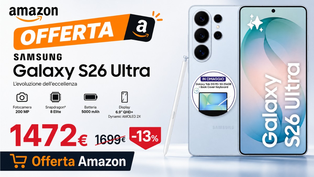 Samsung Galaxy S26 Ultra: il bundle Amazon che non ti aspetti