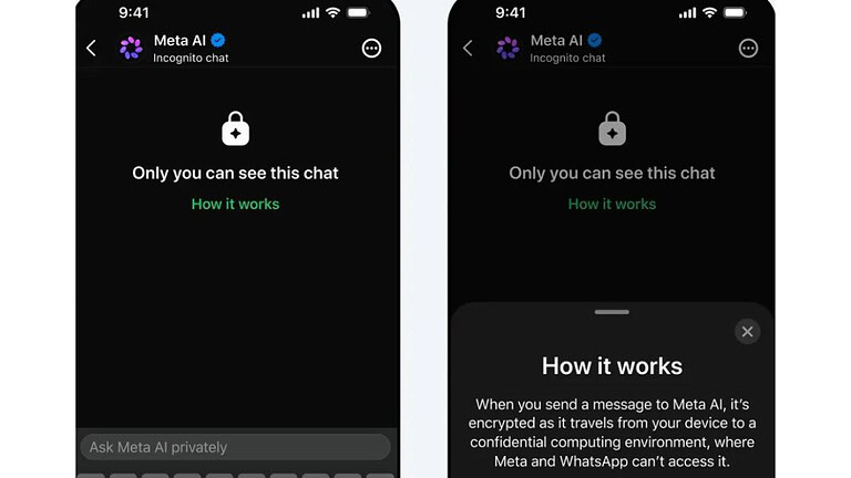 Meta AI lancia la chat in incognito: ecco cosa cambia per la privacy