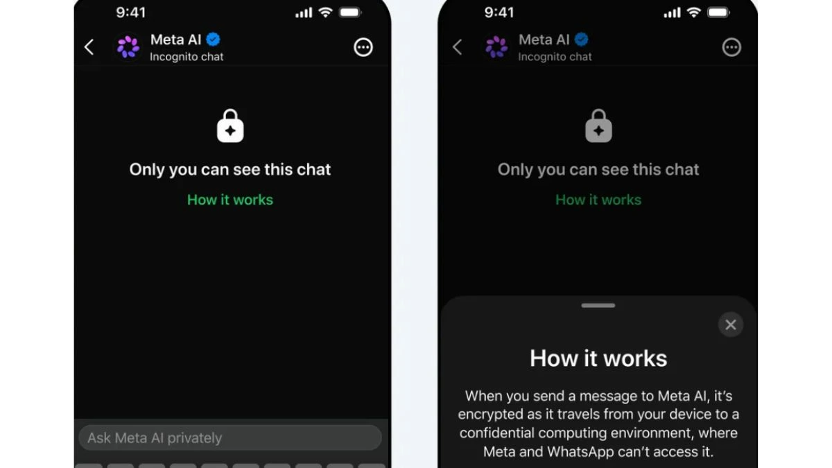 Meta AI lancia la chat in incognito: ecco cosa cambia per la privacy