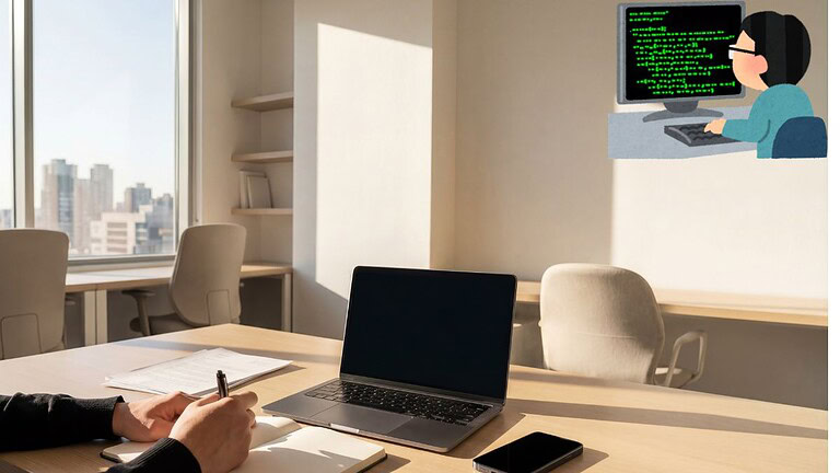 Sviluppatori AI camminano col laptop aperto: ecco il motivo