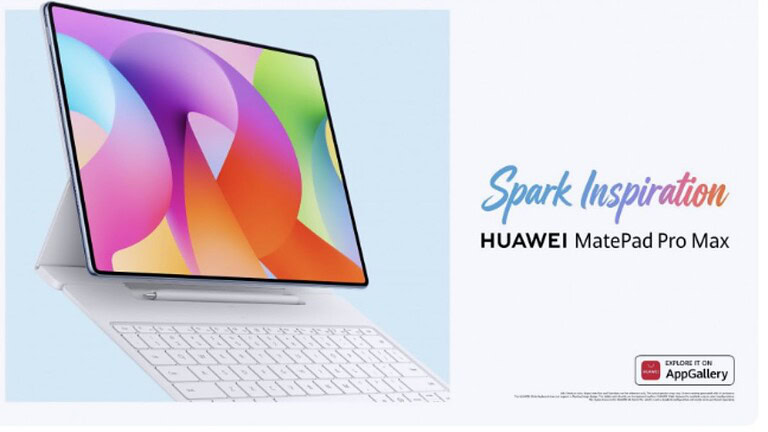 Huawei MatePad Pro Max: 4,7 mm di spessore e display OLED 3K da record