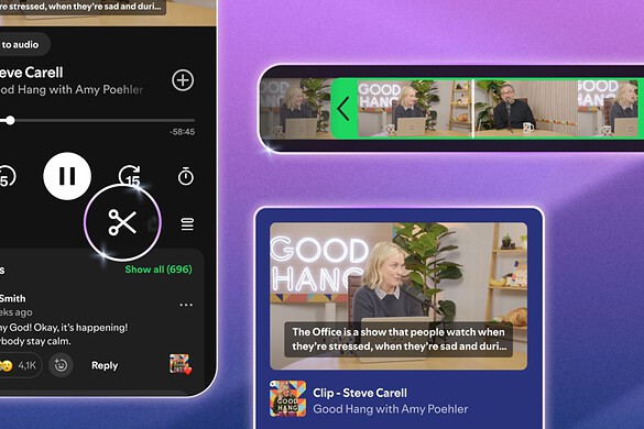 Spotify lancia le clip podcast: taglia e condividi i momenti migliori