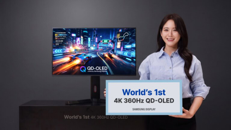 Samsung svela il monitor OLED 4K a 360Hz: non esisteva nulla di simile