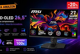 MSI MAG QD-OLED 26,5″ al prezzo minimo storico su Amazon