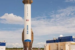 Blue Origin riparte: 48 satelliti Amazon in orbita con New Glenn