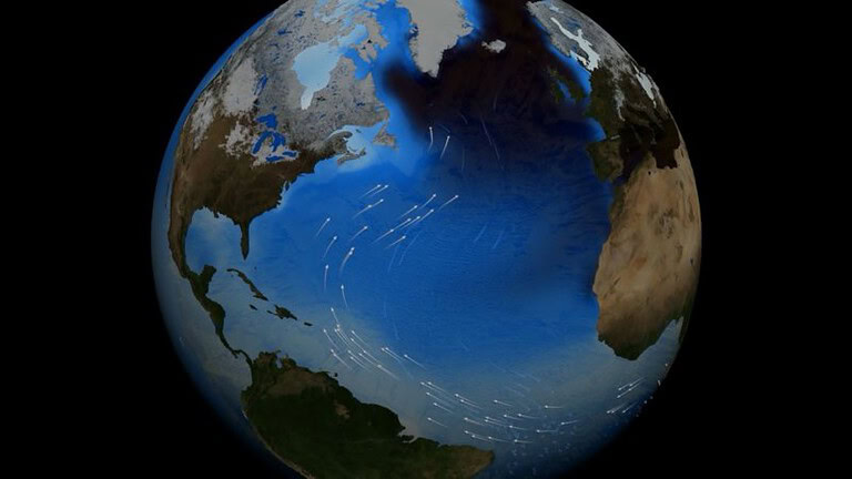 AMOC: la corrente oceanica potrebbe dimezzarsi entro il 2100 - corrente oceanica AMOC