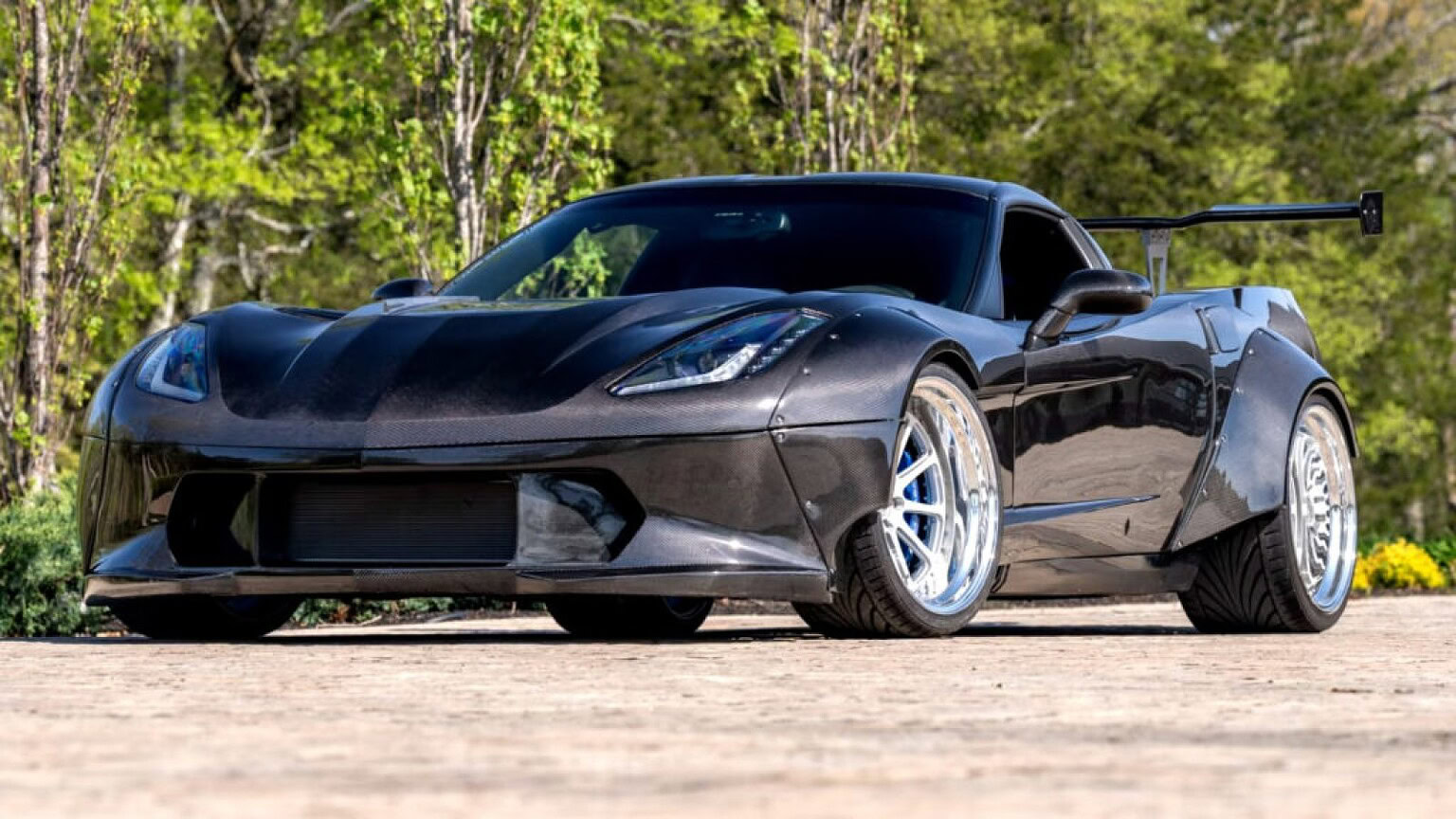 Corvette C6 ZR1 Black Manta: la widebody in carbonio che non ti aspetti