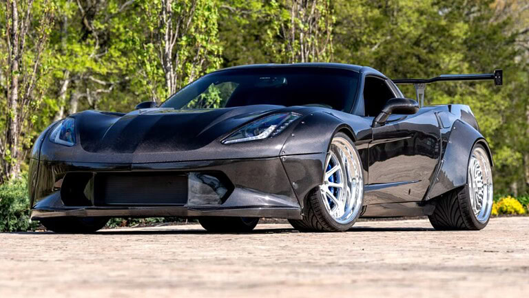 Corvette C6 ZR1 Black Manta: la widebody in carbonio che non ti aspetti