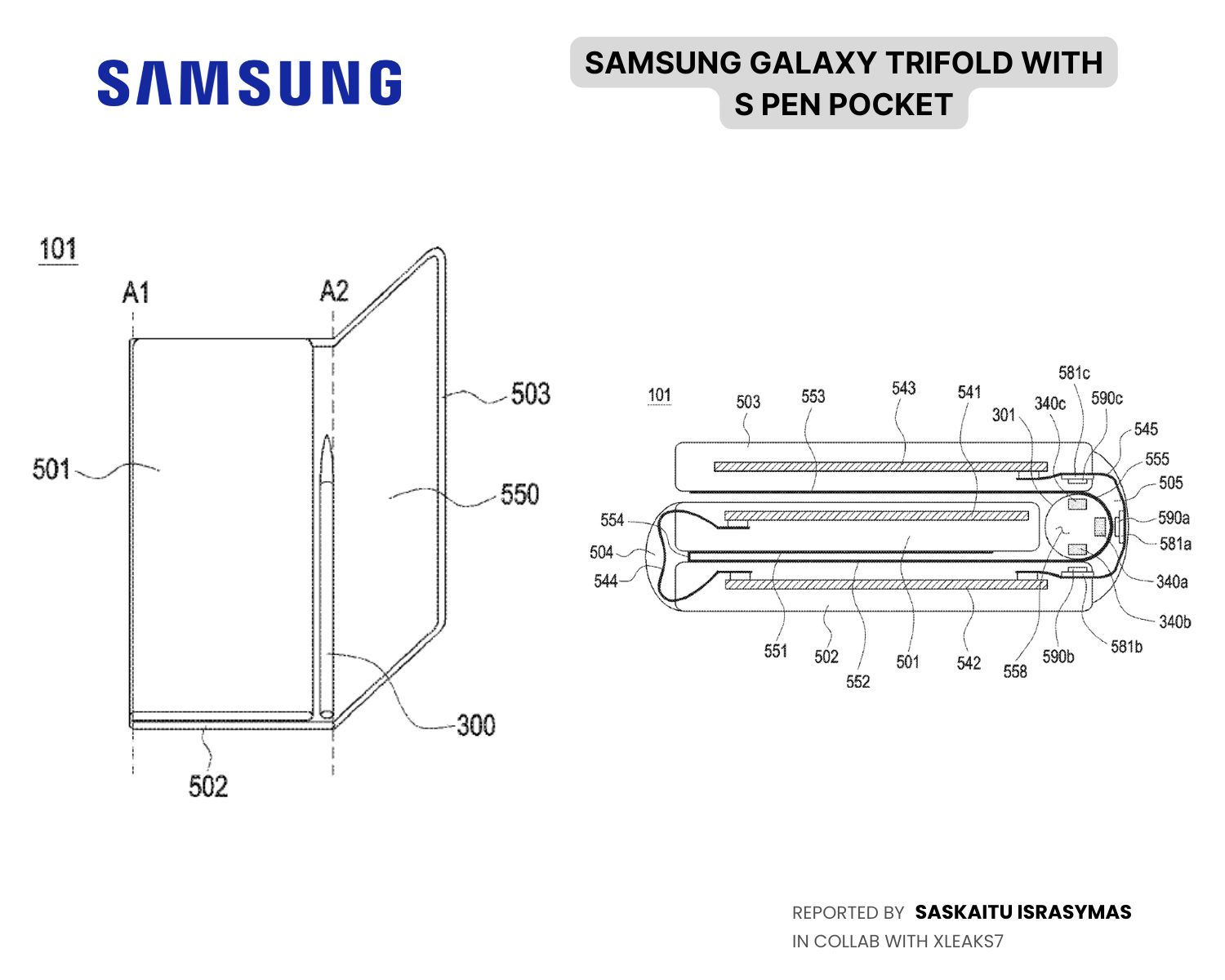 Samsung Galaxy Z TriFold 2 brevetto