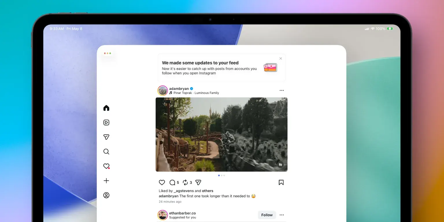 Instagram per iPad